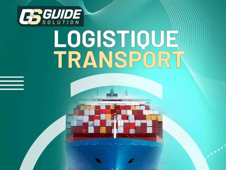 Visuel Guide Solution « Logistique transport » : porte-conteneurs chargé vu de face